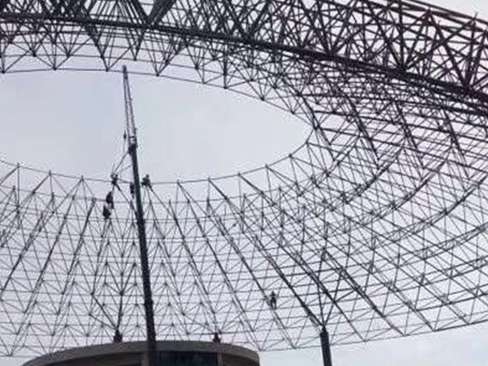 荆门篮球馆球形网架厂家价格